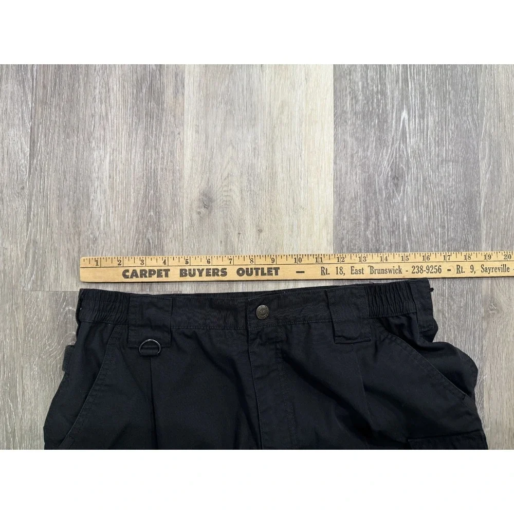 511 Tactical Ripstop Pants Mens 32x32 Black Straight Leg Cargo Pockets Workwear